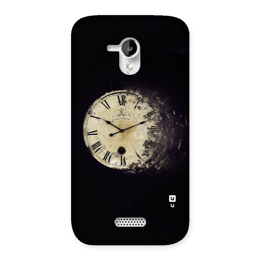 Fading Clock Back Case for Micromax Canvas HD A116