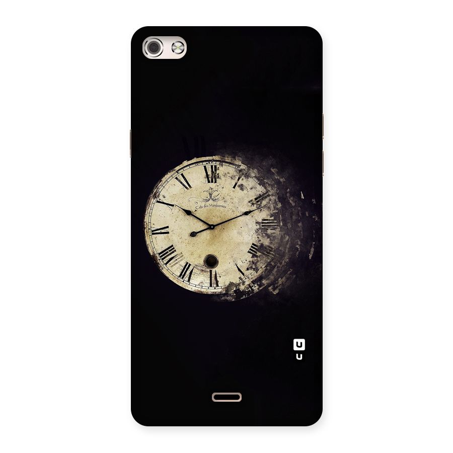 Fading Clock Back Case for Micromax Canvas Silver 5