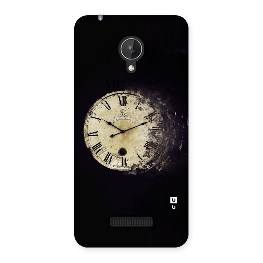 Fading Clock Back Case for Micromax Canvas Spark Q380