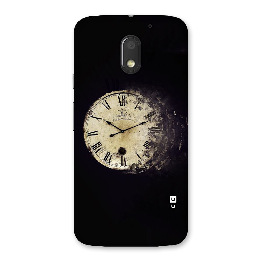 Fading Clock Back Case for Moto E3 Power