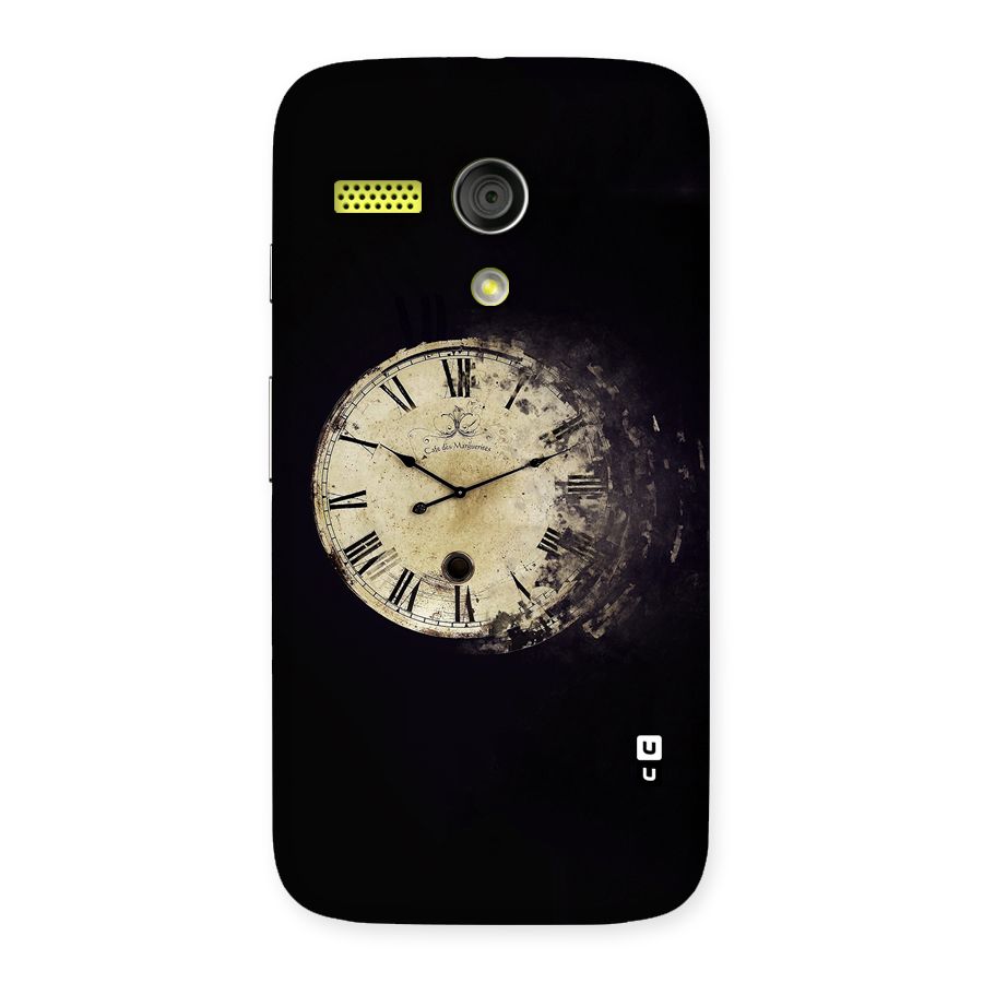 Fading Clock Back Case for Moto G
