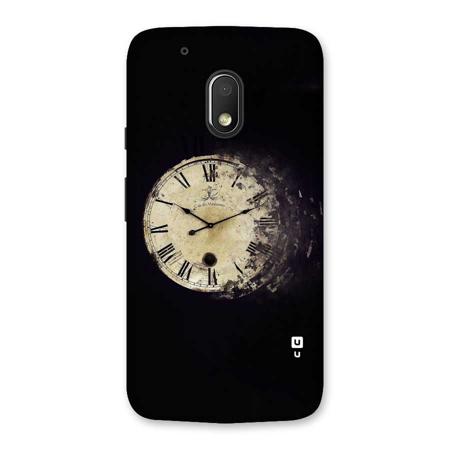 Fading Clock Back Case for Moto G4 Play
