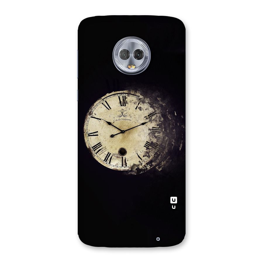 Fading Clock Back Case for Moto G6 Plus