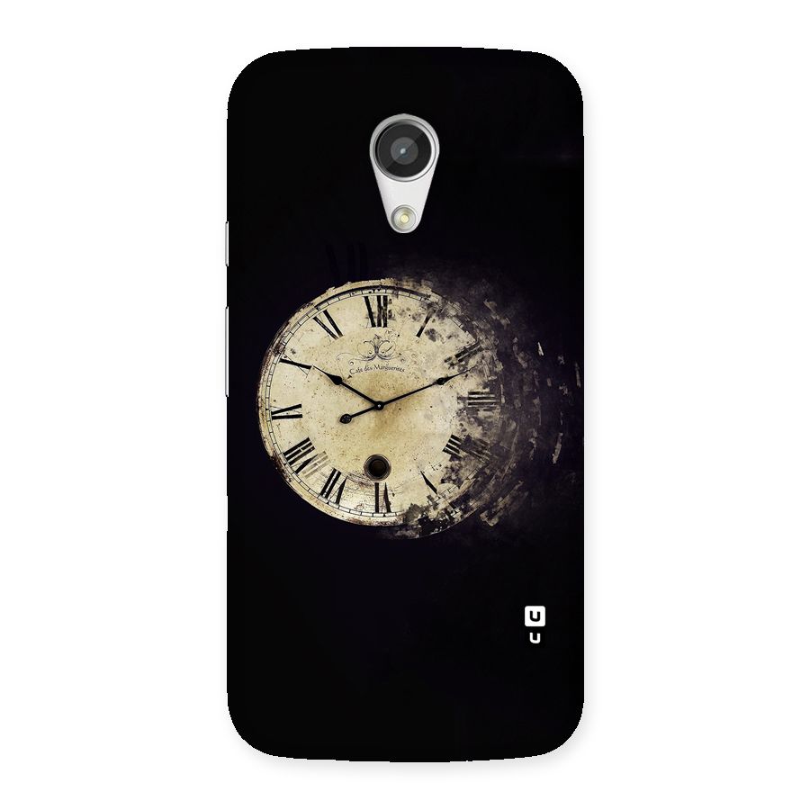 Fading Clock Back Case for Moto G 2nd Gen
