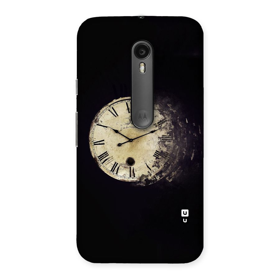 Fading Clock Back Case for Moto G Turbo