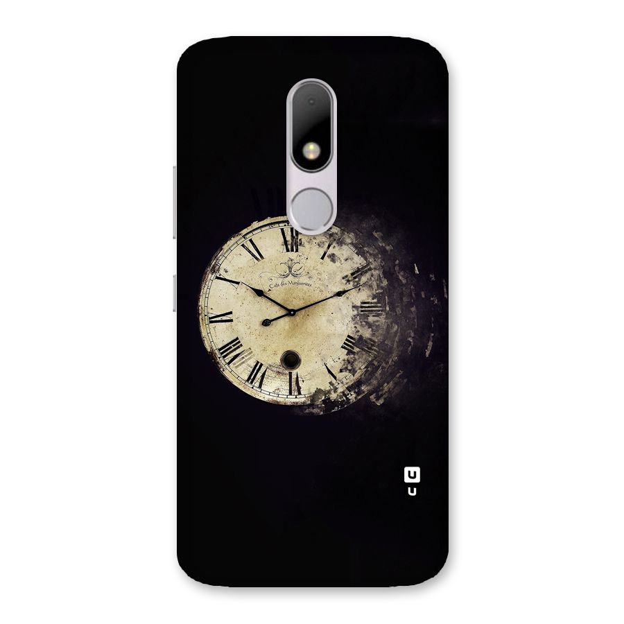 Fading Clock Back Case for Moto M
