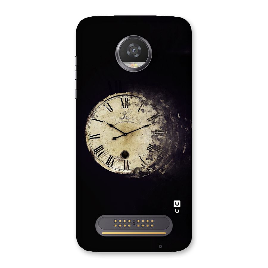 Fading Clock Back Case for Moto Z2 Play