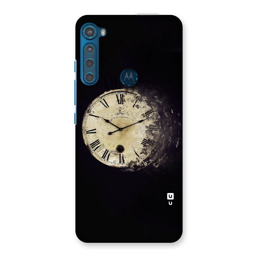 Fading Clock Back Case for Motorola One Fusion Plus