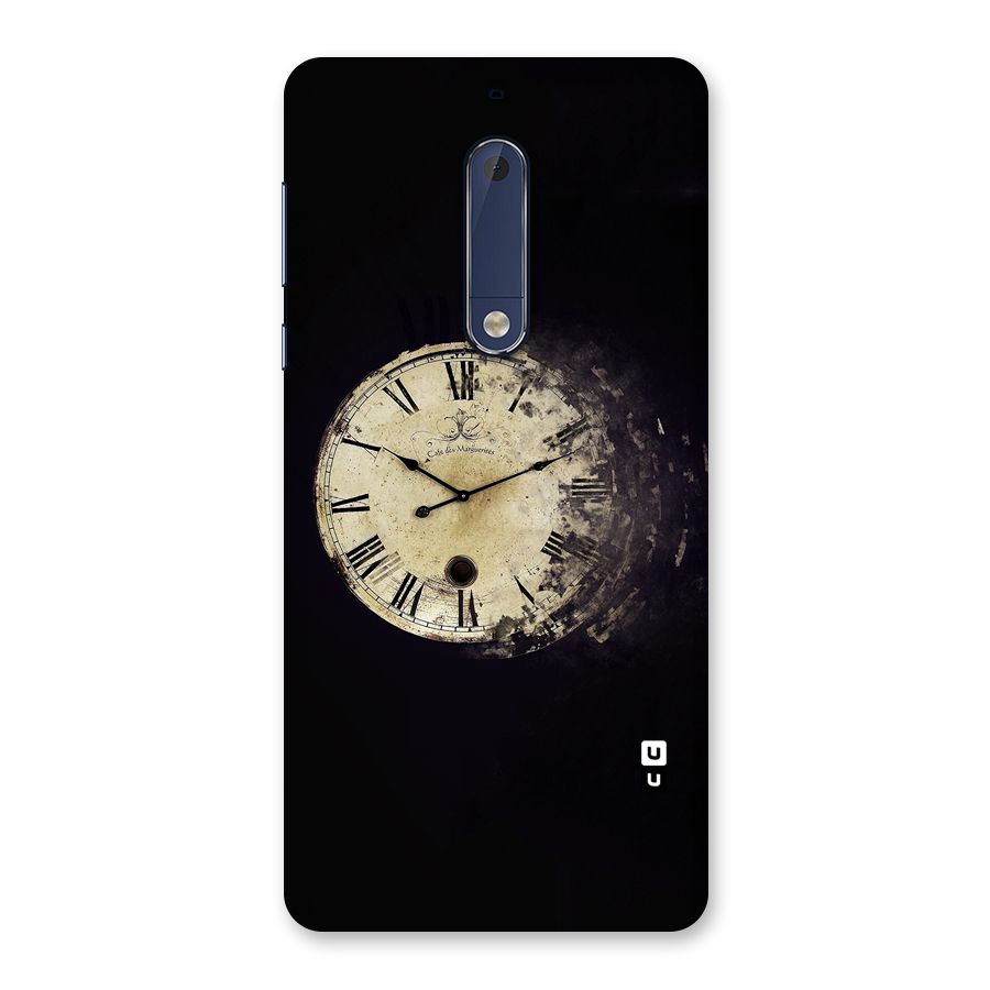 Fading Clock Back Case for Nokia 5