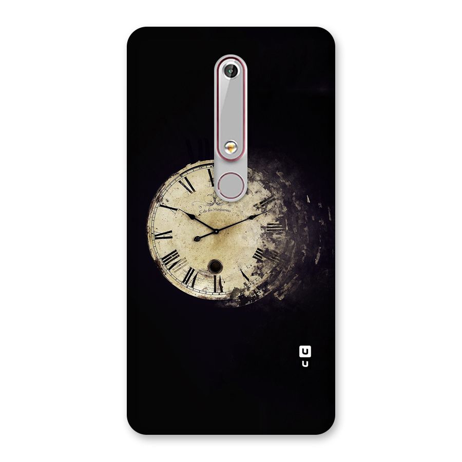 Fading Clock Back Case for Nokia 6.1