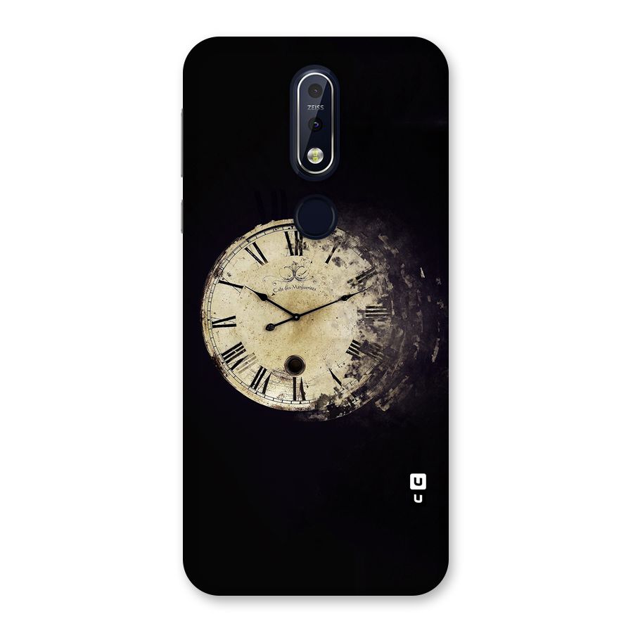 Fading Clock Back Case for Nokia 7.1