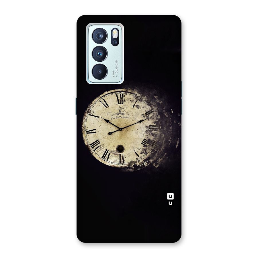 Fading Clock Back Case for Oppo Reno6 Pro 5G