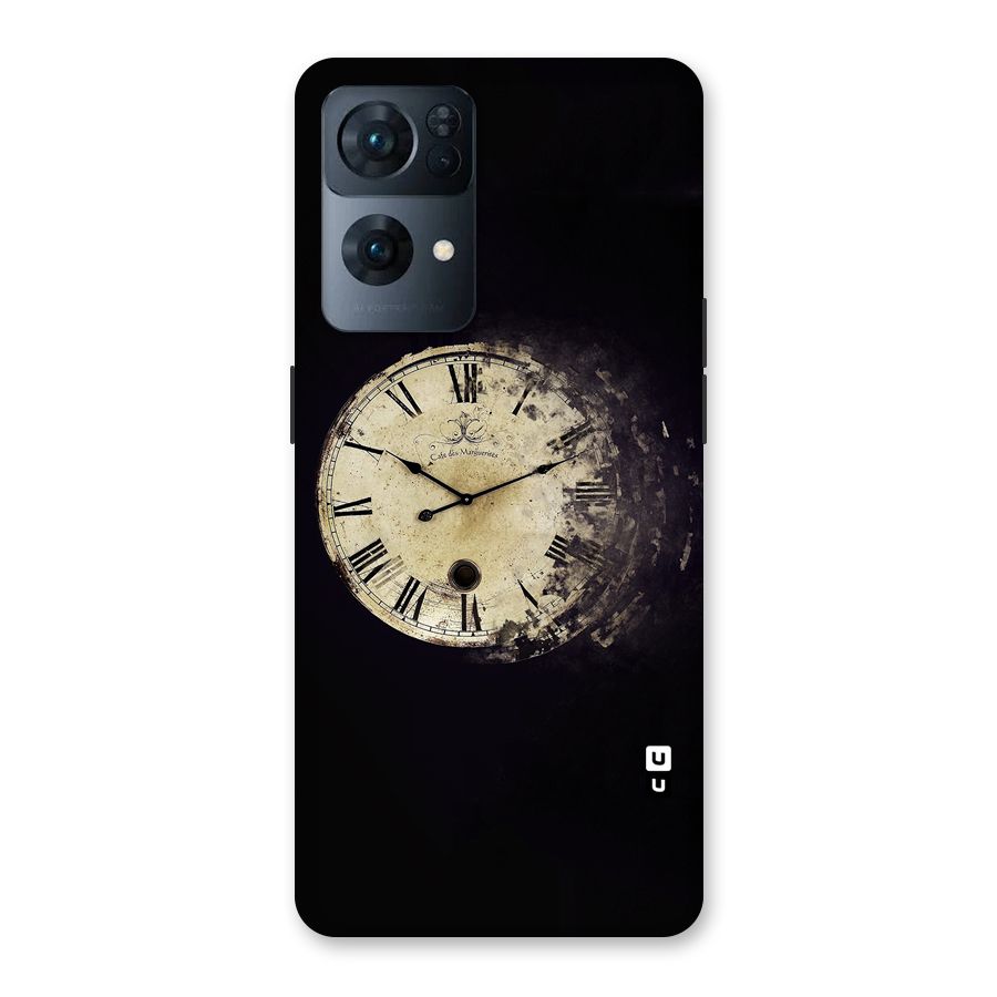Fading Clock Back Case for Oppo Reno7 Pro 5G