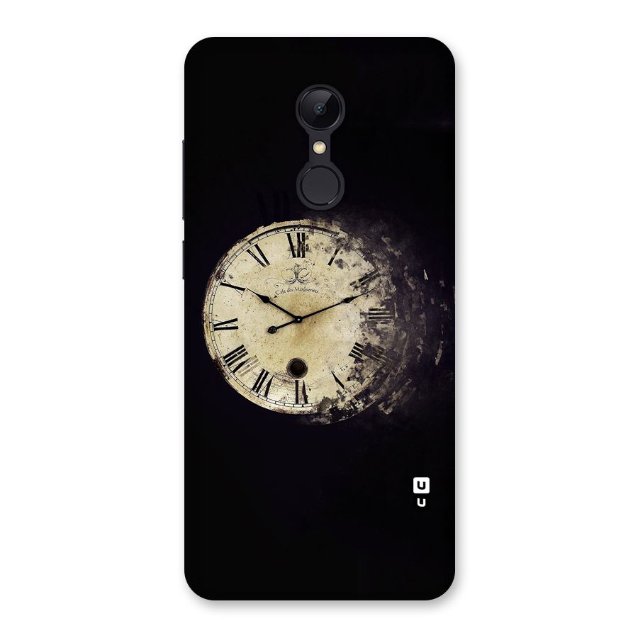 Fading Clock Back Case for Redmi 5
