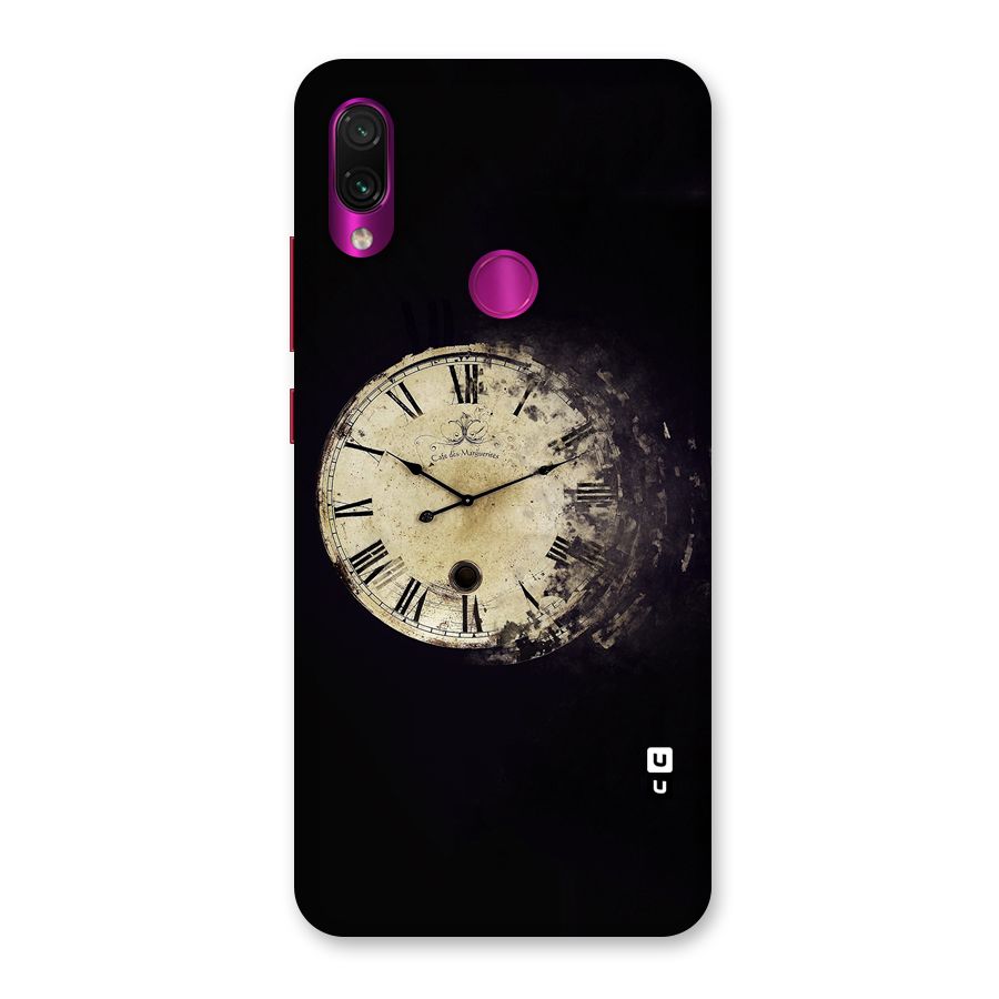 Fading Clock Back Case for Redmi Note 7 Pro