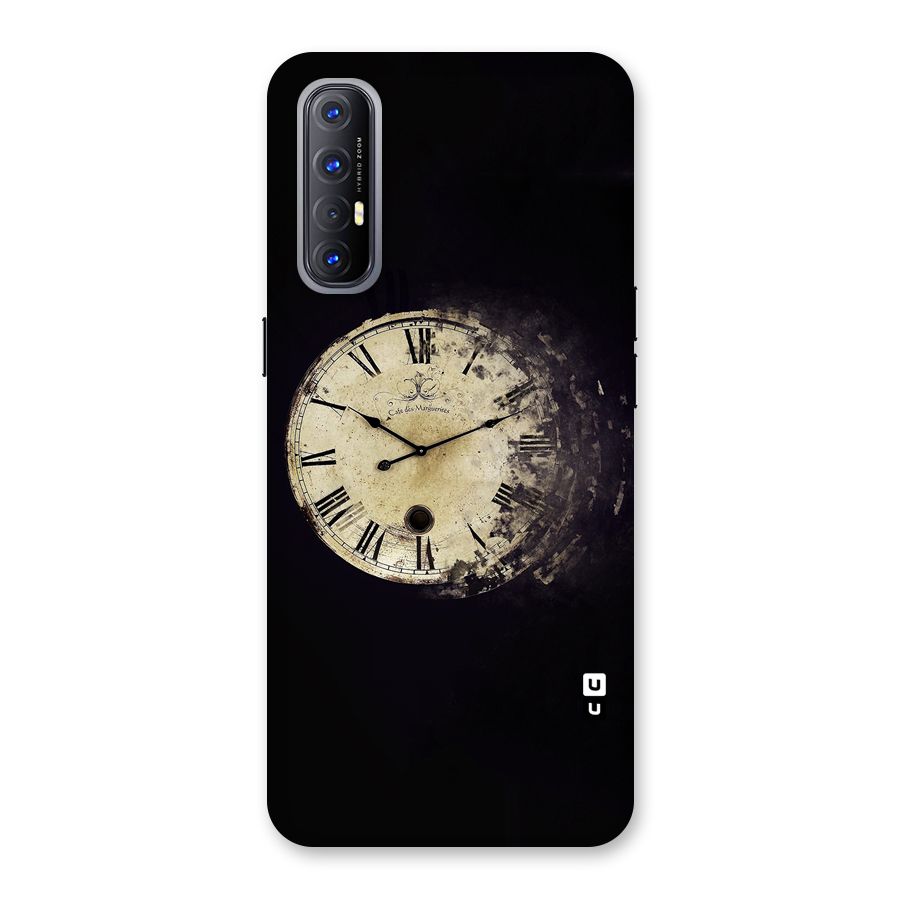 Fading Clock Back Case for Reno3 Pro