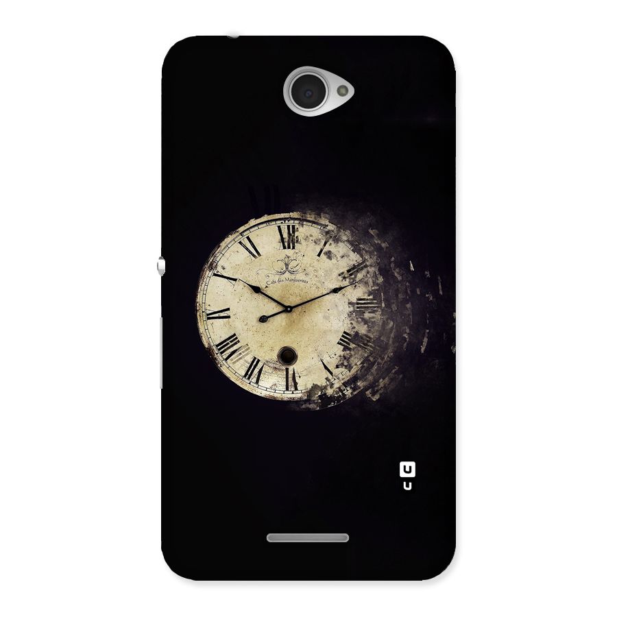 Fading Clock Back Case for Sony Xperia E4