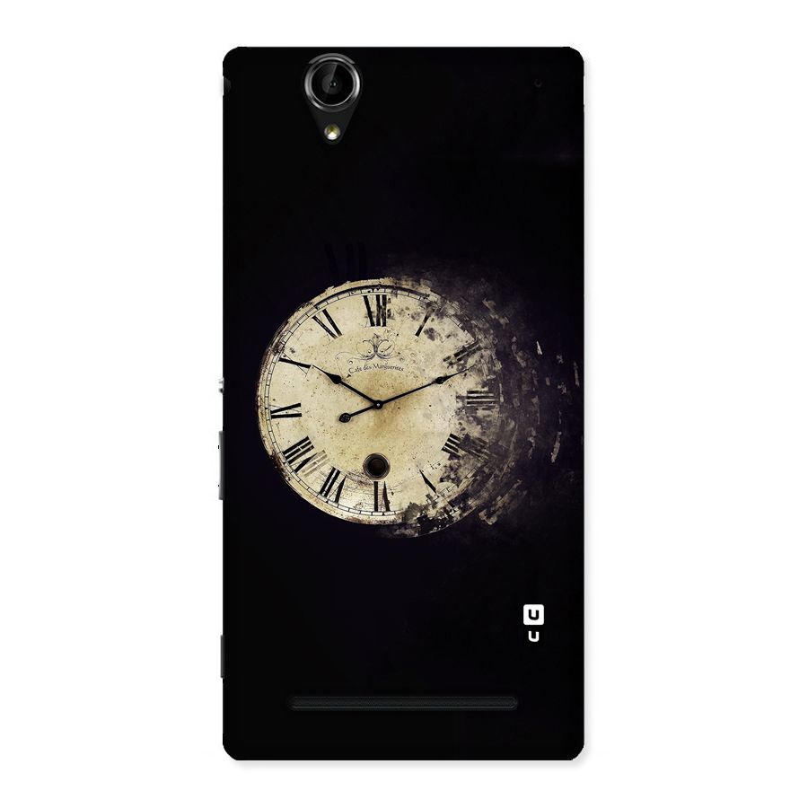 Fading Clock Back Case for Sony Xperia T2