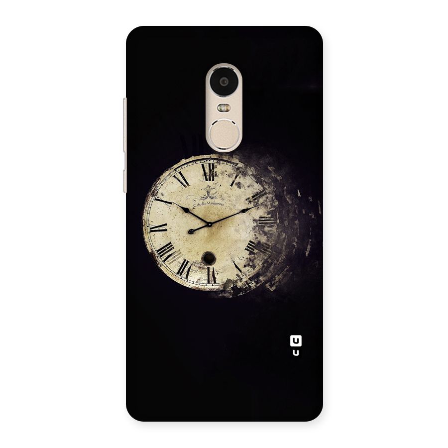 Fading Clock Back Case for Xiaomi Redmi Note 4