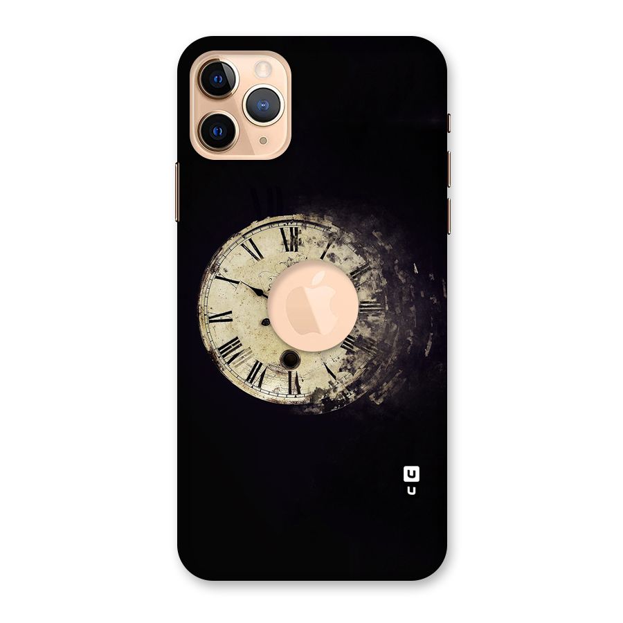 Fading Clock Back Case for iPhone 11 Pro Max Logo Cut