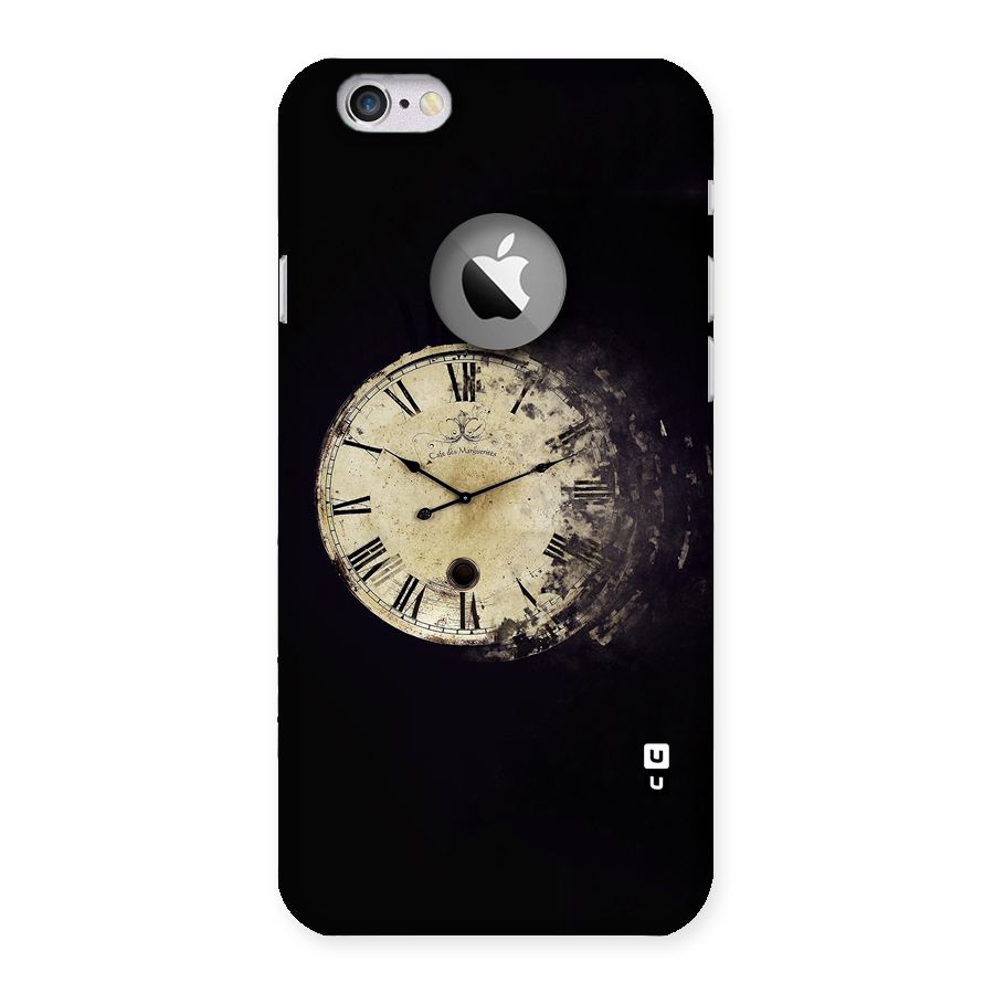 Fading Clock Back Case for iPhone 6 Logo Cut