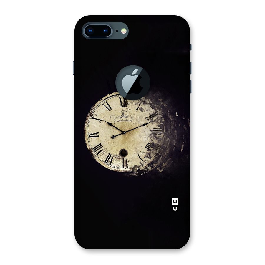 Fading Clock Back Case for iPhone 7 Plus Logo Cut