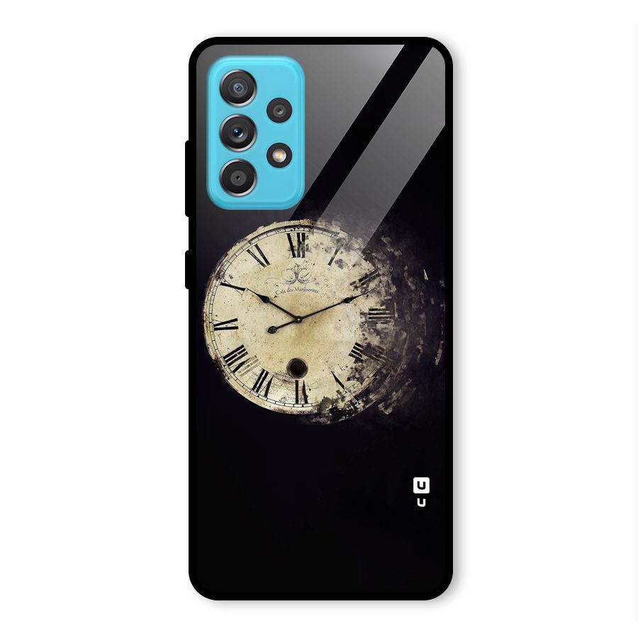 Fading Clock Glass Back Case for Galaxy A52