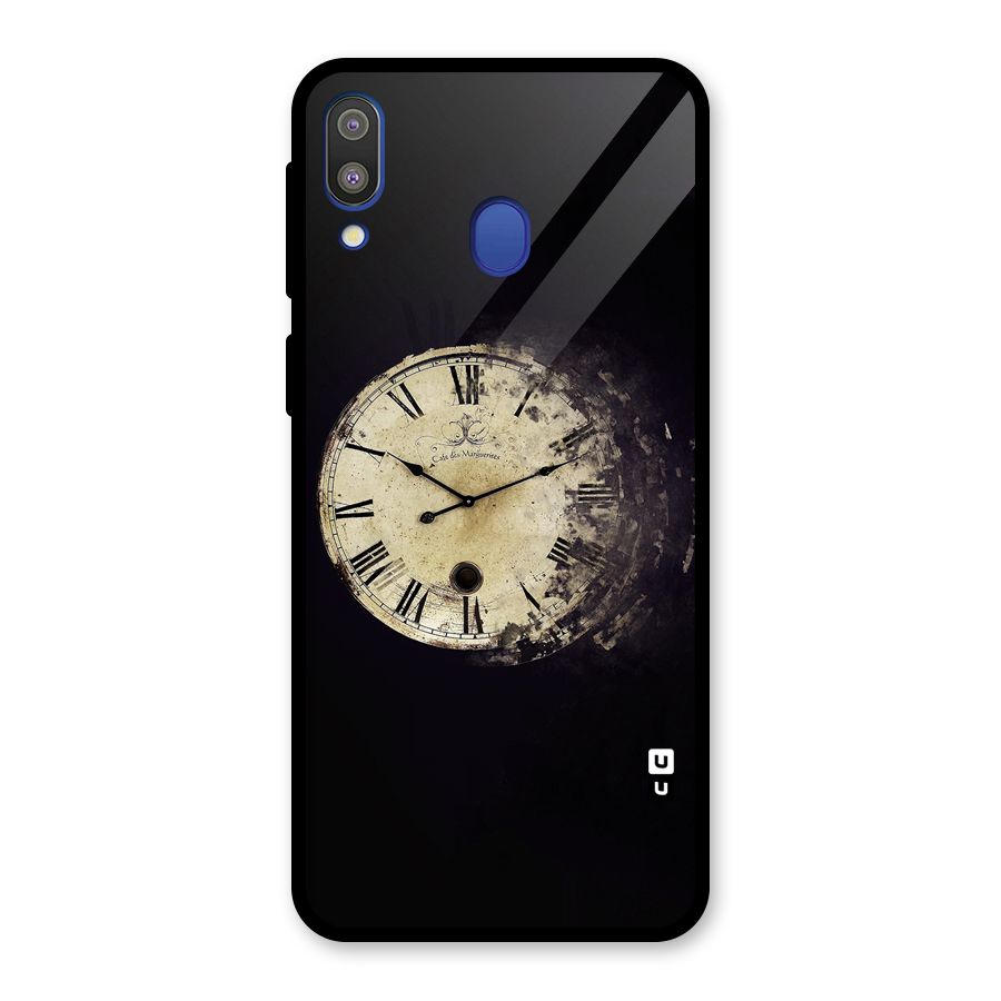 Fading Clock Glass Back Case for Galaxy M20