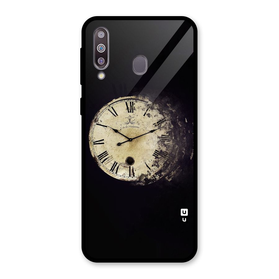 Fading Clock Glass Back Case for Galaxy M30