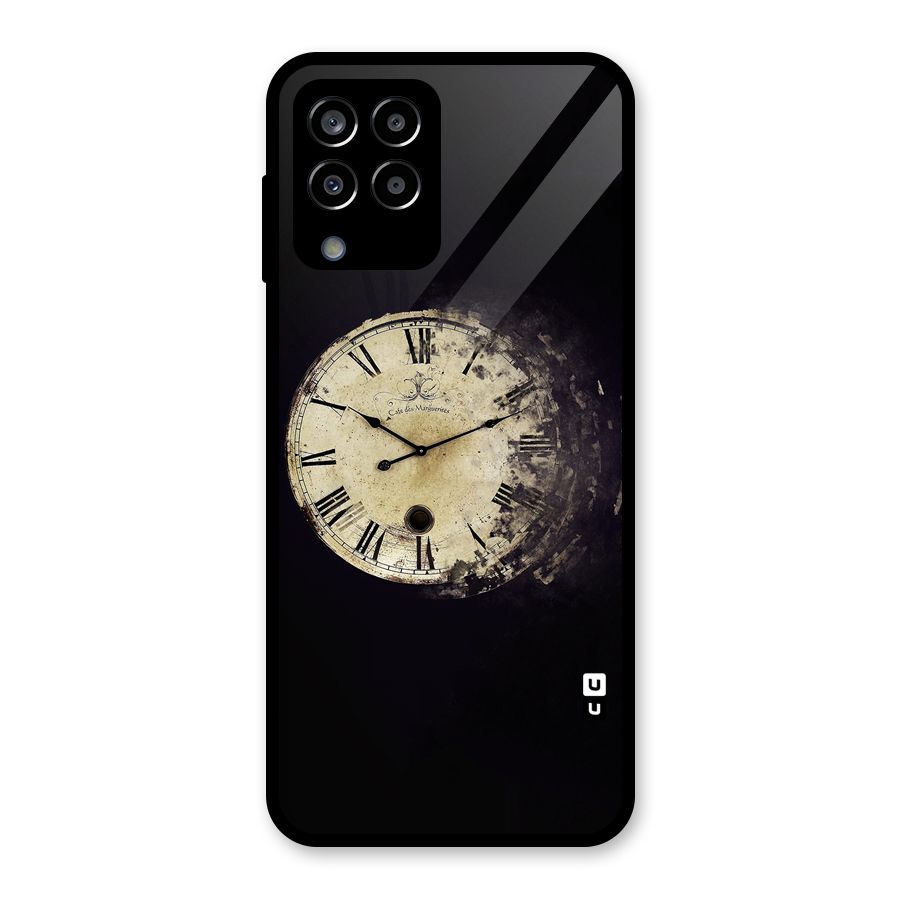 Fading Clock Glass Back Case for Galaxy M33
