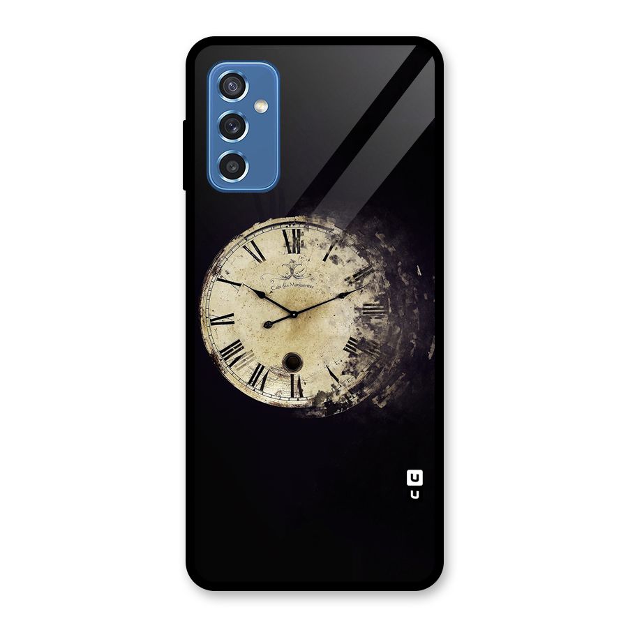 Fading Clock Glass Back Case for Galaxy M52 5G
