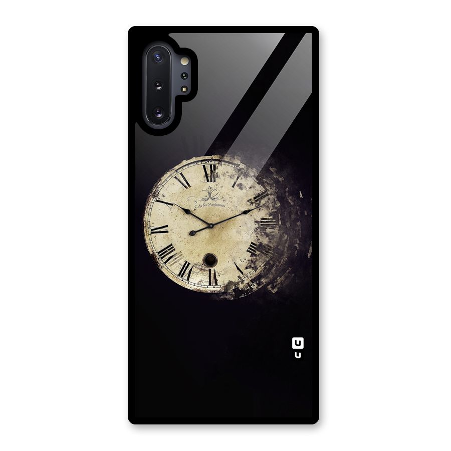 Fading Clock Glass Back Case for Galaxy Note 10 Plus