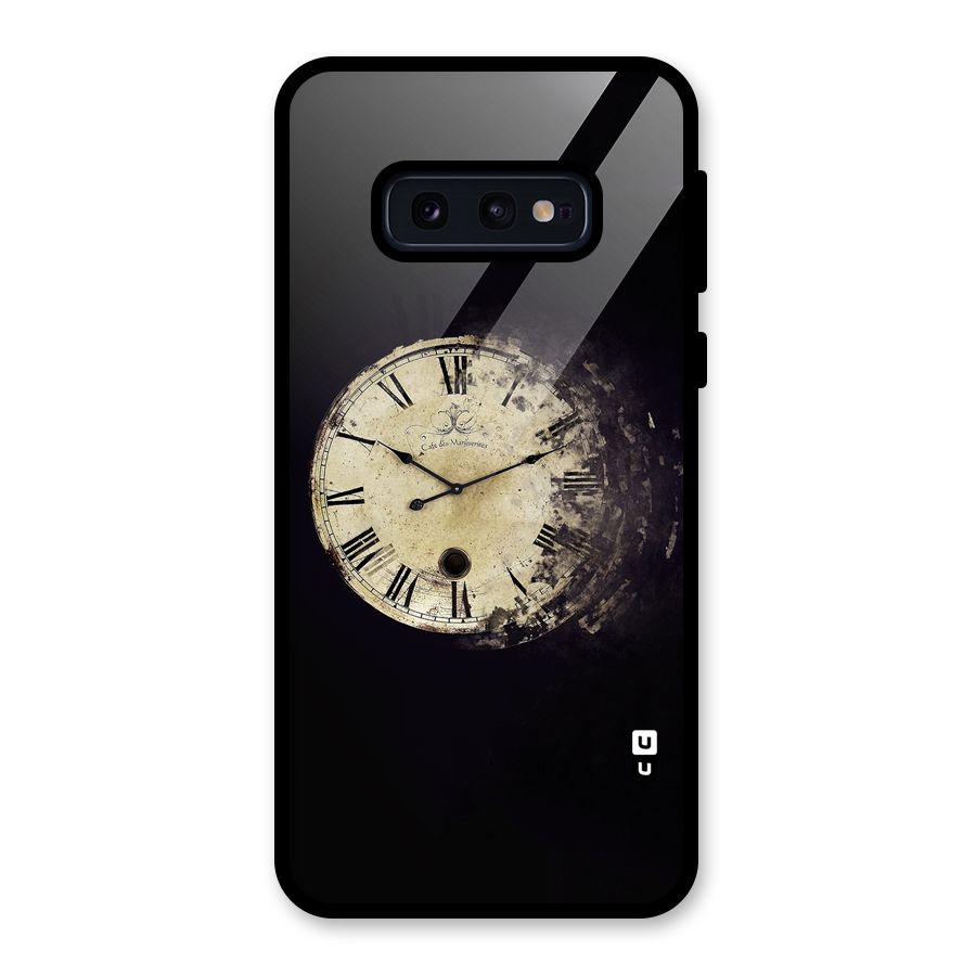 Fading Clock Glass Back Case for Galaxy S10e
