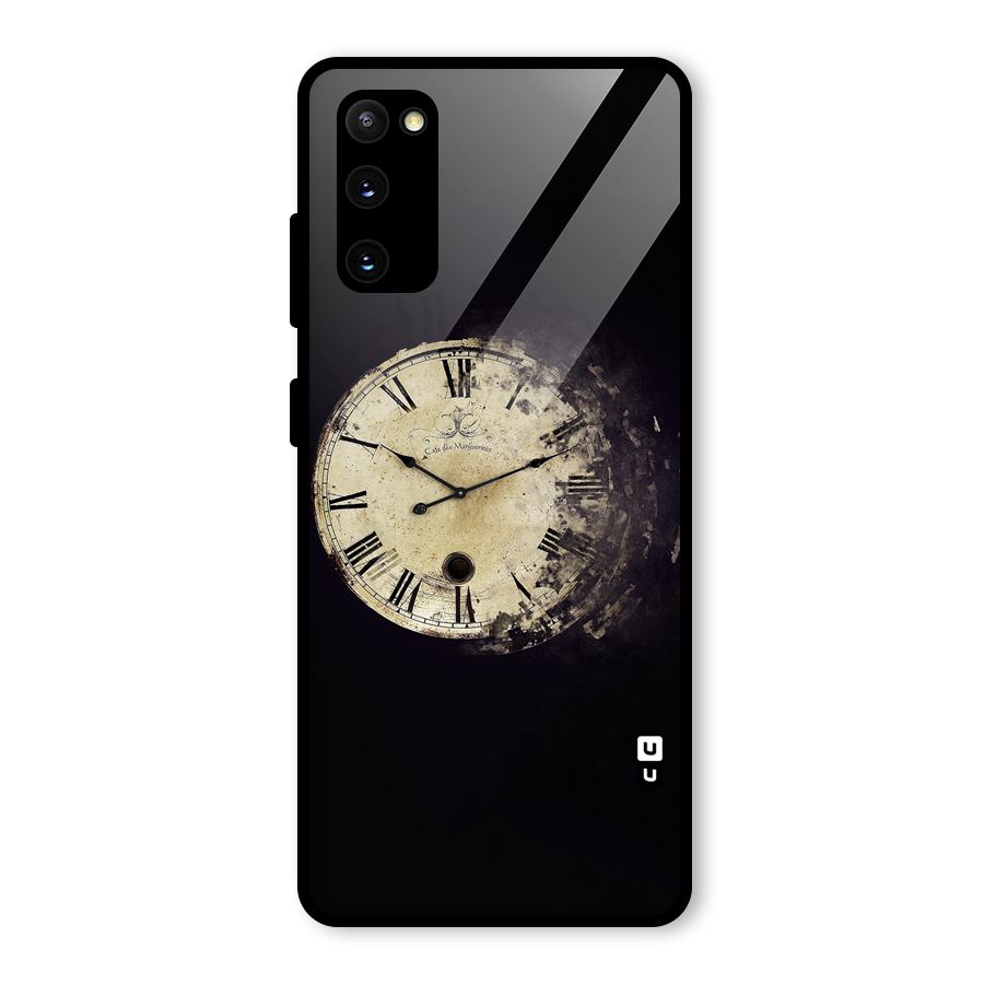 Fading Clock Glass Back Case for Galaxy S20 FE 5G