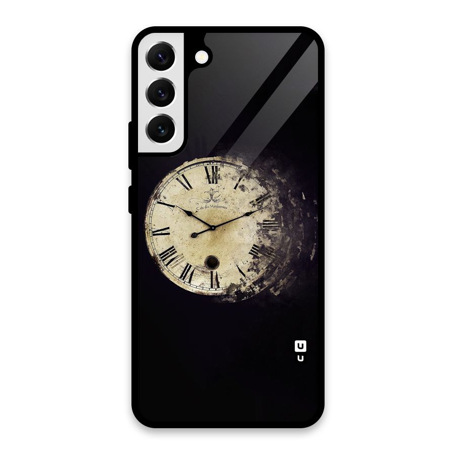 Fading Clock Glass Back Case for Galaxy S22 Plus 5G