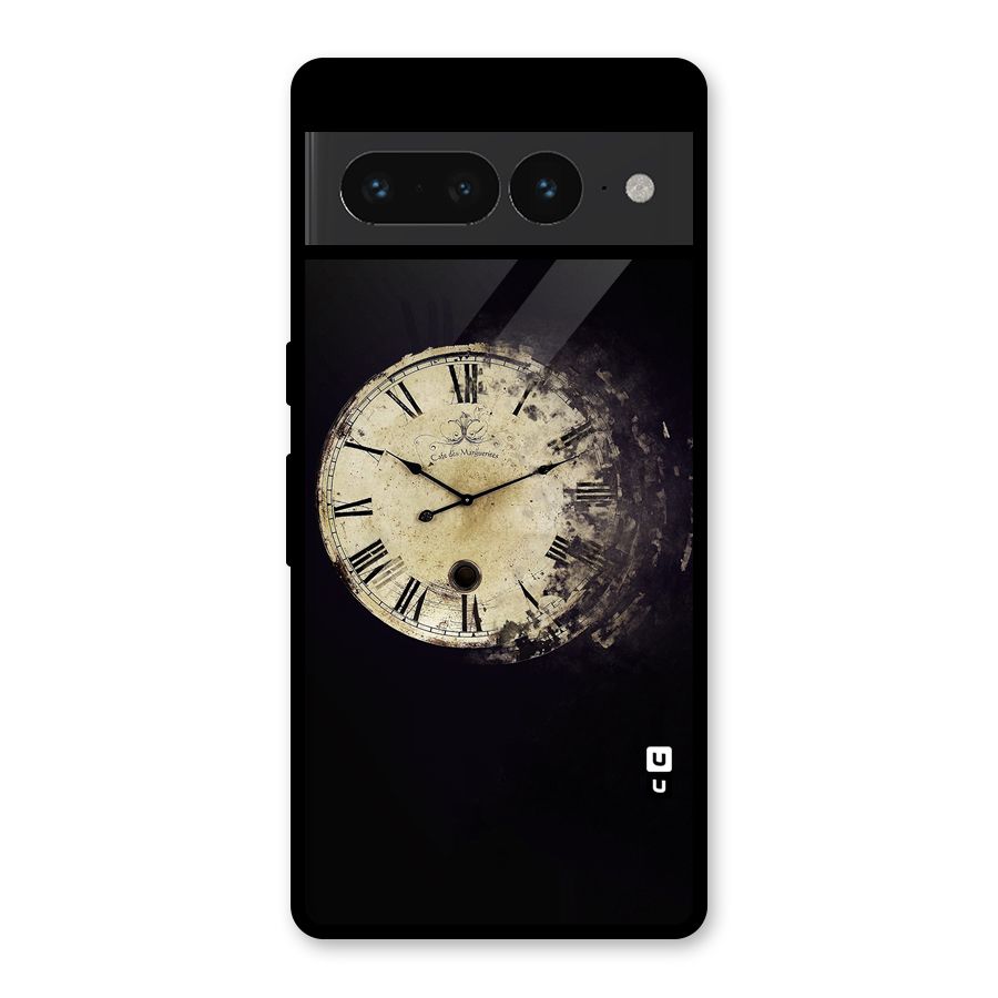 Fading Clock Glass Back Case for Google Pixel 7 Pro