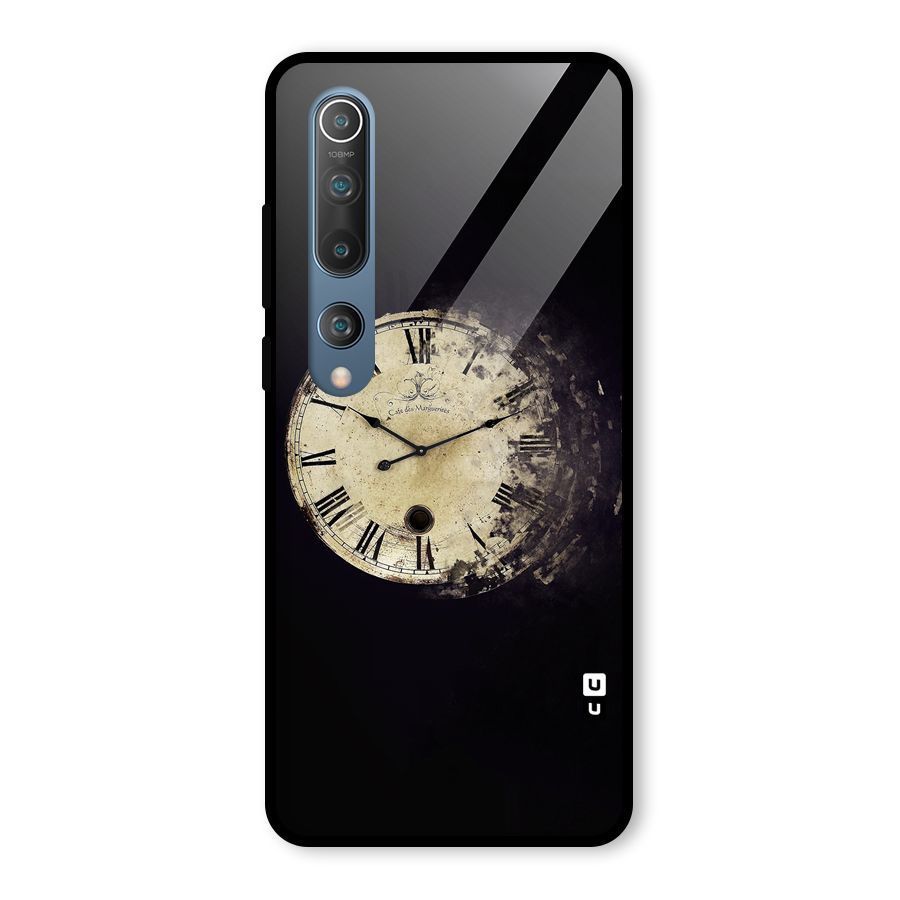 Fading Clock Glass Back Case for Mi 10