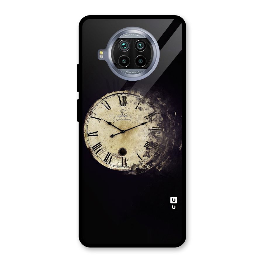 Fading Clock Glass Back Case for Mi 10i
