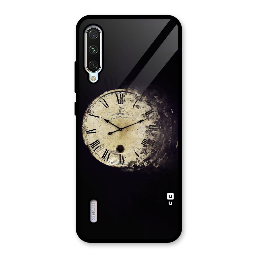 Fading Clock Glass Back Case for Mi A3