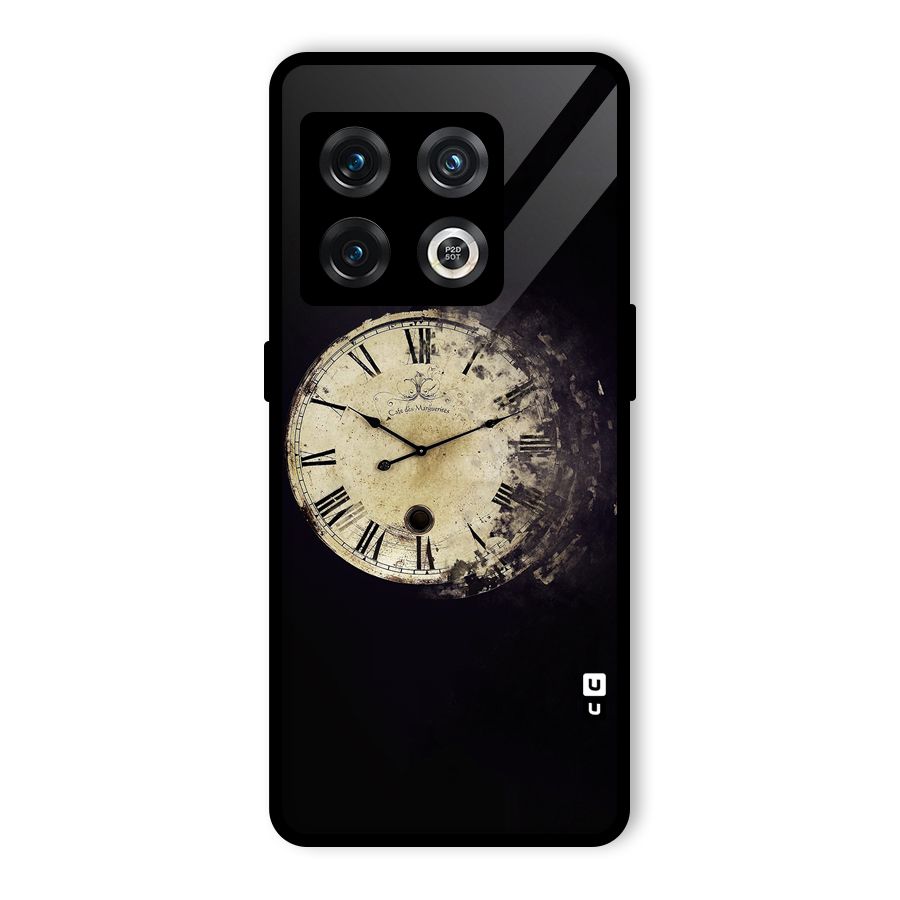 Fading Clock Glass Back Case for OnePlus 10 Pro 5G