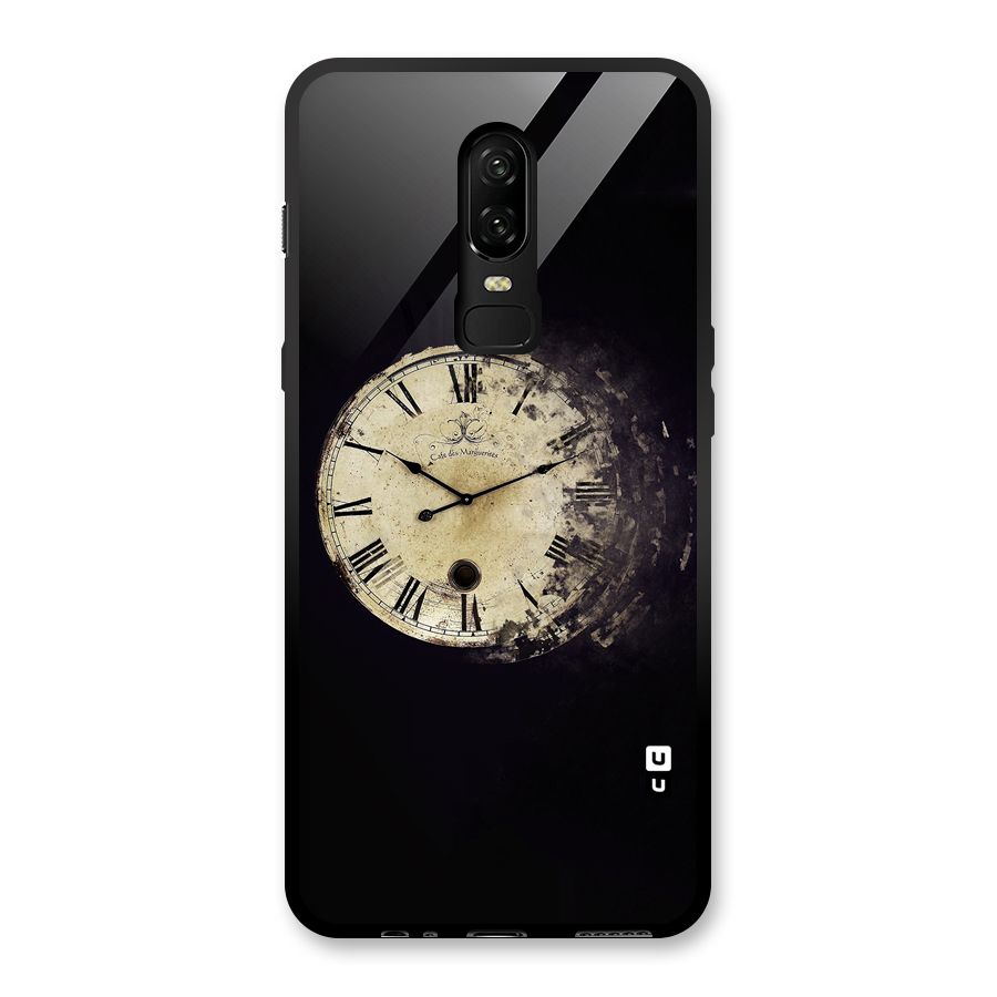 Fading Clock Glass Back Case for OnePlus 6