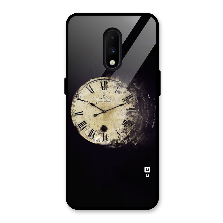 Fading Clock Glass Back Case for OnePlus 7