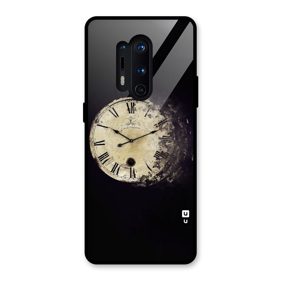 Fading Clock Glass Back Case for OnePlus 8 Pro