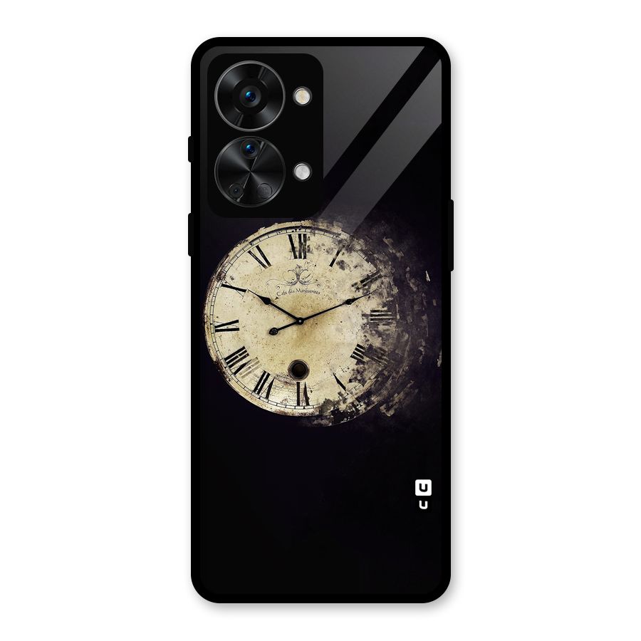 Fading Clock Glass Back Case for OnePlus Nord 2T