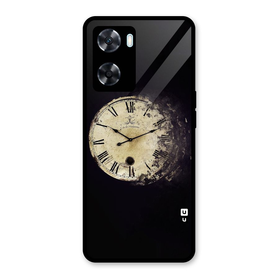 Fading Clock Glass Back Case for Oppo A77