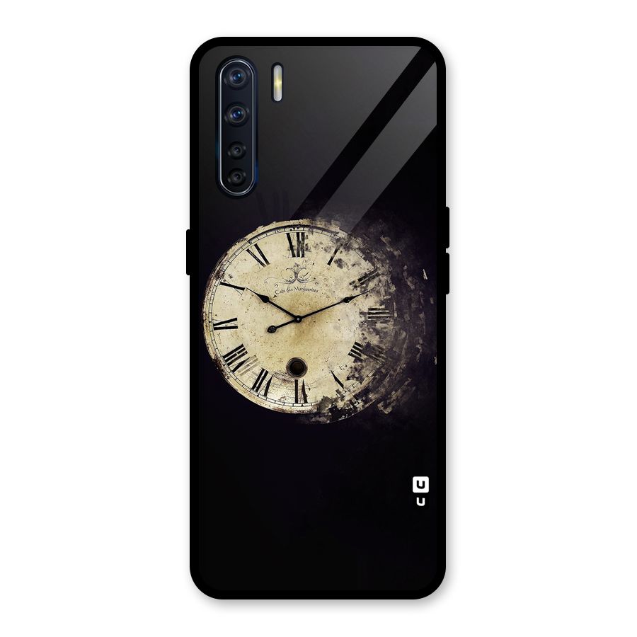 Fading Clock Glass Back Case for Oppo F15