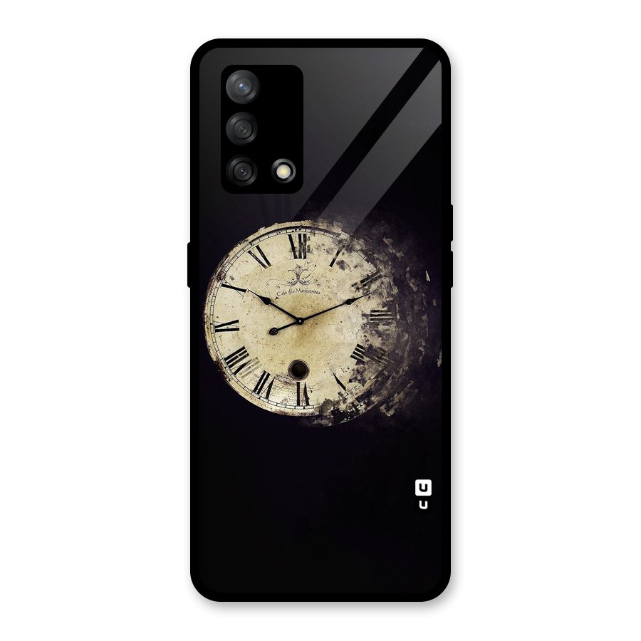 Fading Clock Glass Back Case for Oppo F19