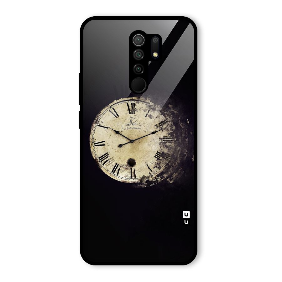 Fading Clock Glass Back Case for Poco M2