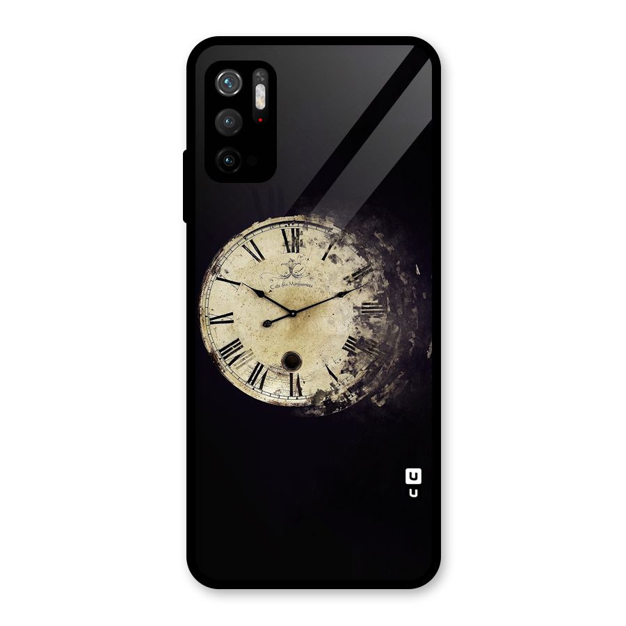 Fading Clock Glass Back Case for Poco M3 Pro 5G
