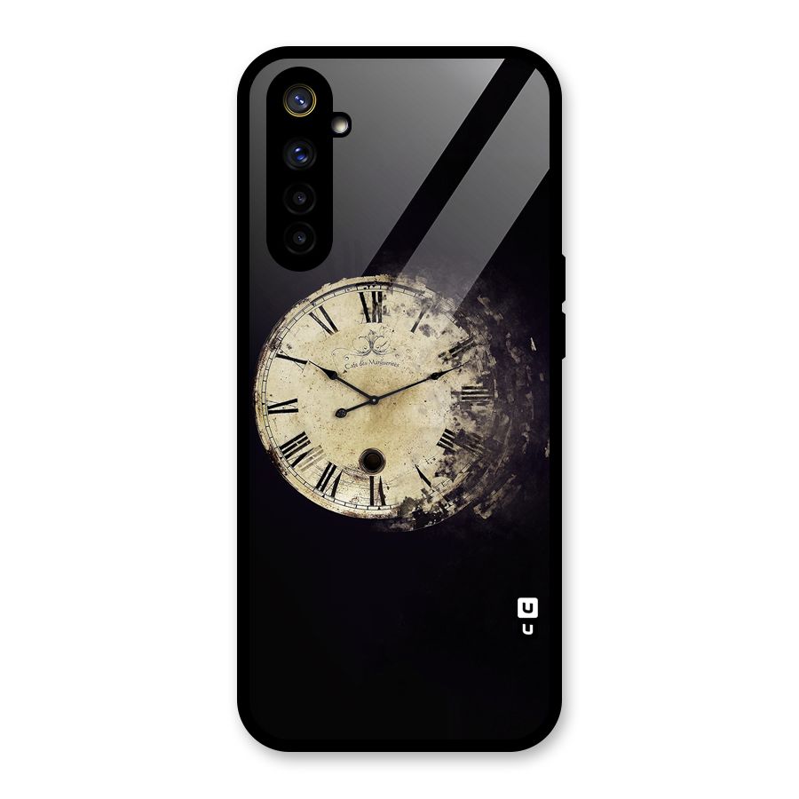 Fading Clock Glass Back Case for Realme 6